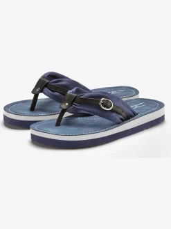 Tongs estivales avec imprimé et semelle imperméable