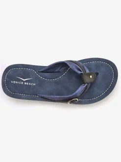Tongs estivales avec imprimé et semelle imperméable