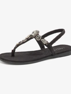 Tongs pierres fantaisie tendance