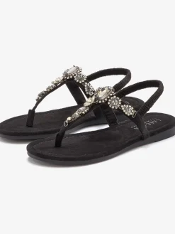 Tongs pierres fantaisie tendance