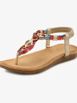 Tongs sandales aux couleurs tendance