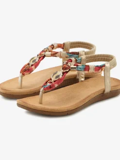 Tongs sandales aux couleurs tendance