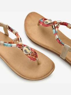 Tongs sandales aux couleurs tendance