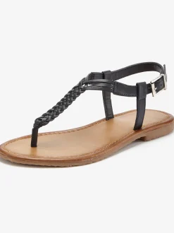Tongs sandales d'été en cuir de qualité