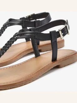 Tongs sandales d'été en cuir de qualité