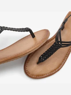 Tongs sandales d'été en cuir de qualité