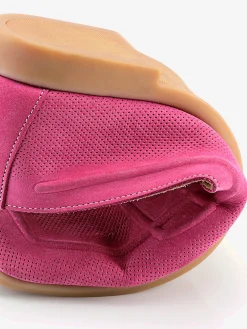 Trotteurs cuir velours de vache.