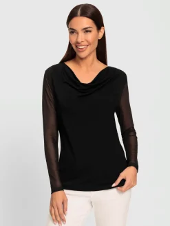 T-shirt à col bénitier