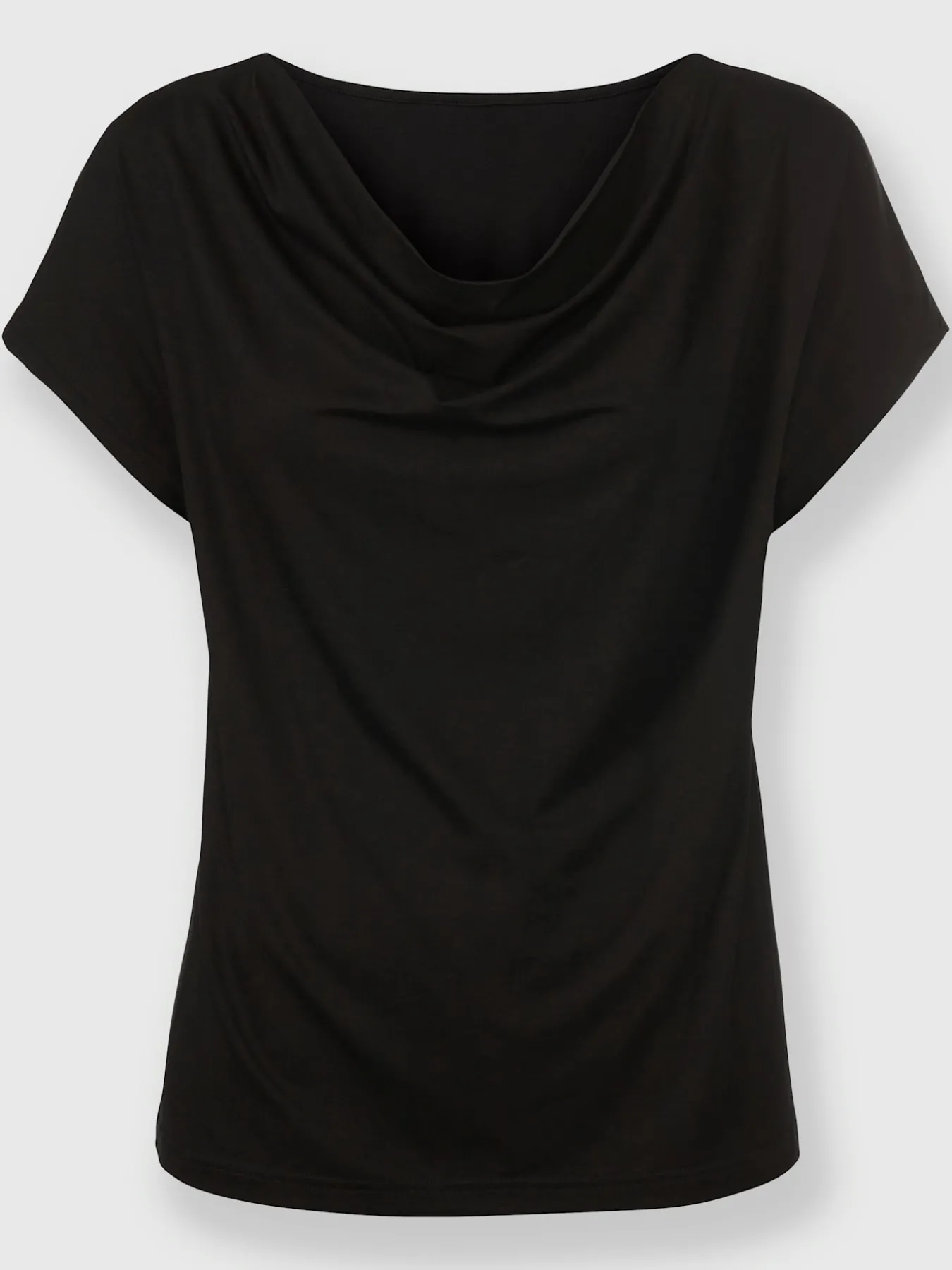 T-shirt à col bénitier viscose douce et fluide
