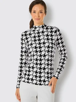 T-shirt à col montant