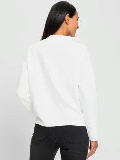 T-shirt à col montant 50% modal