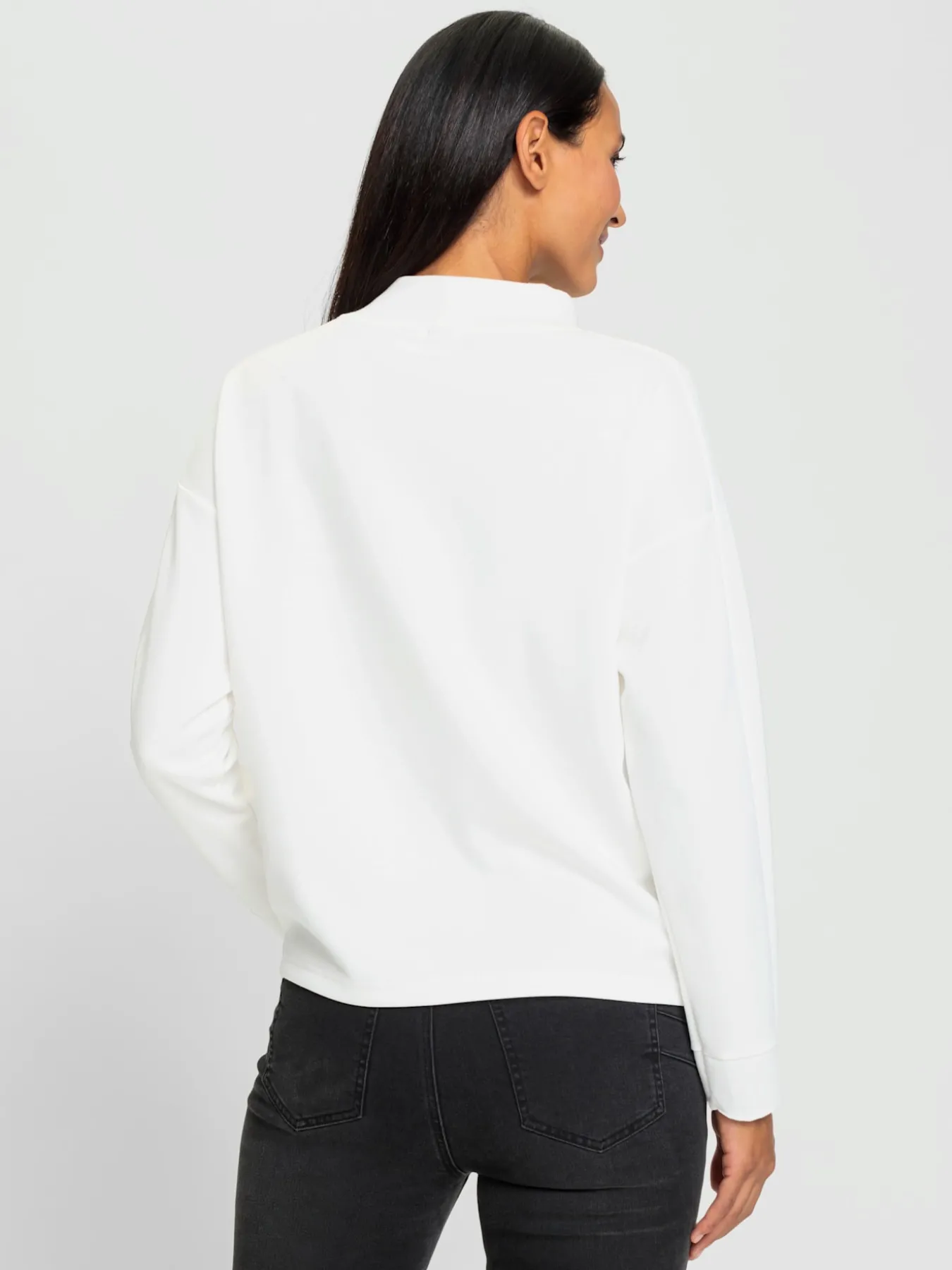 T-shirt à col montant 50% modal