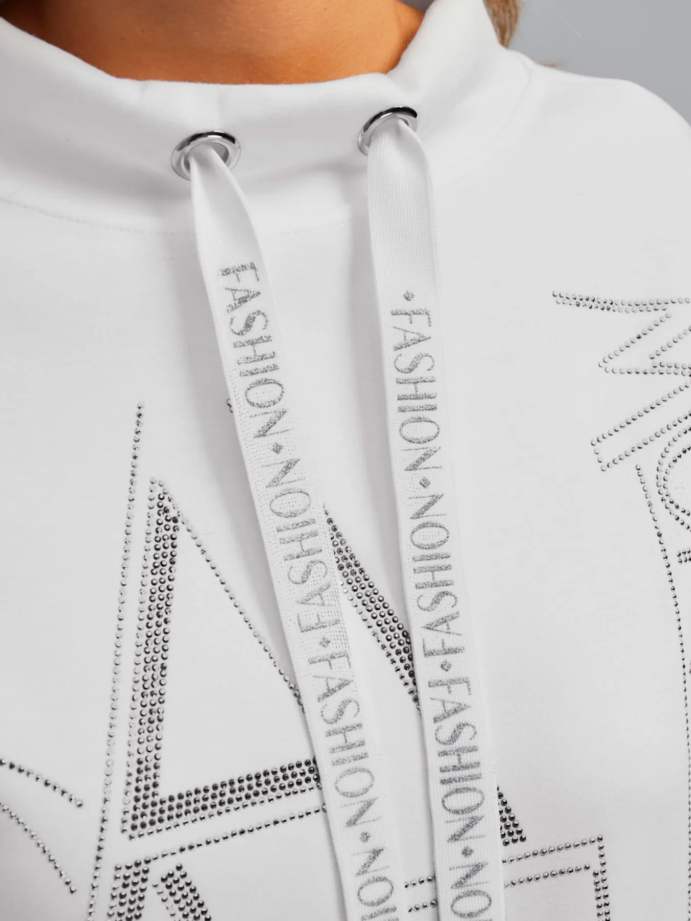 T-shirt à col montant 50% modal