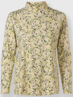 T-shirt à col montant qualité coton doux sur la peau
