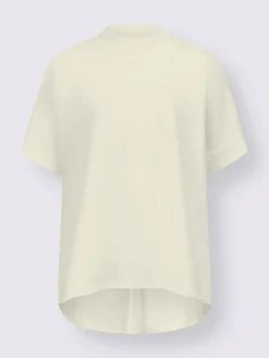 T-shirt à col montant qualité coton doux sur la peau