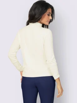 T-shirt à col montant viscose