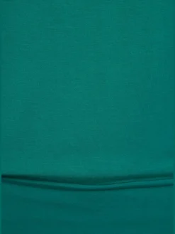 T-shirt à col rond fronce avec liens à nouer aux épaules pour régler la longueur des manches : manches courtes ou mi-longues