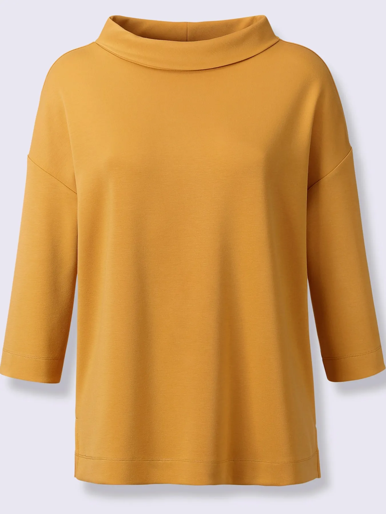 T-shirt à col roulé 50% modal