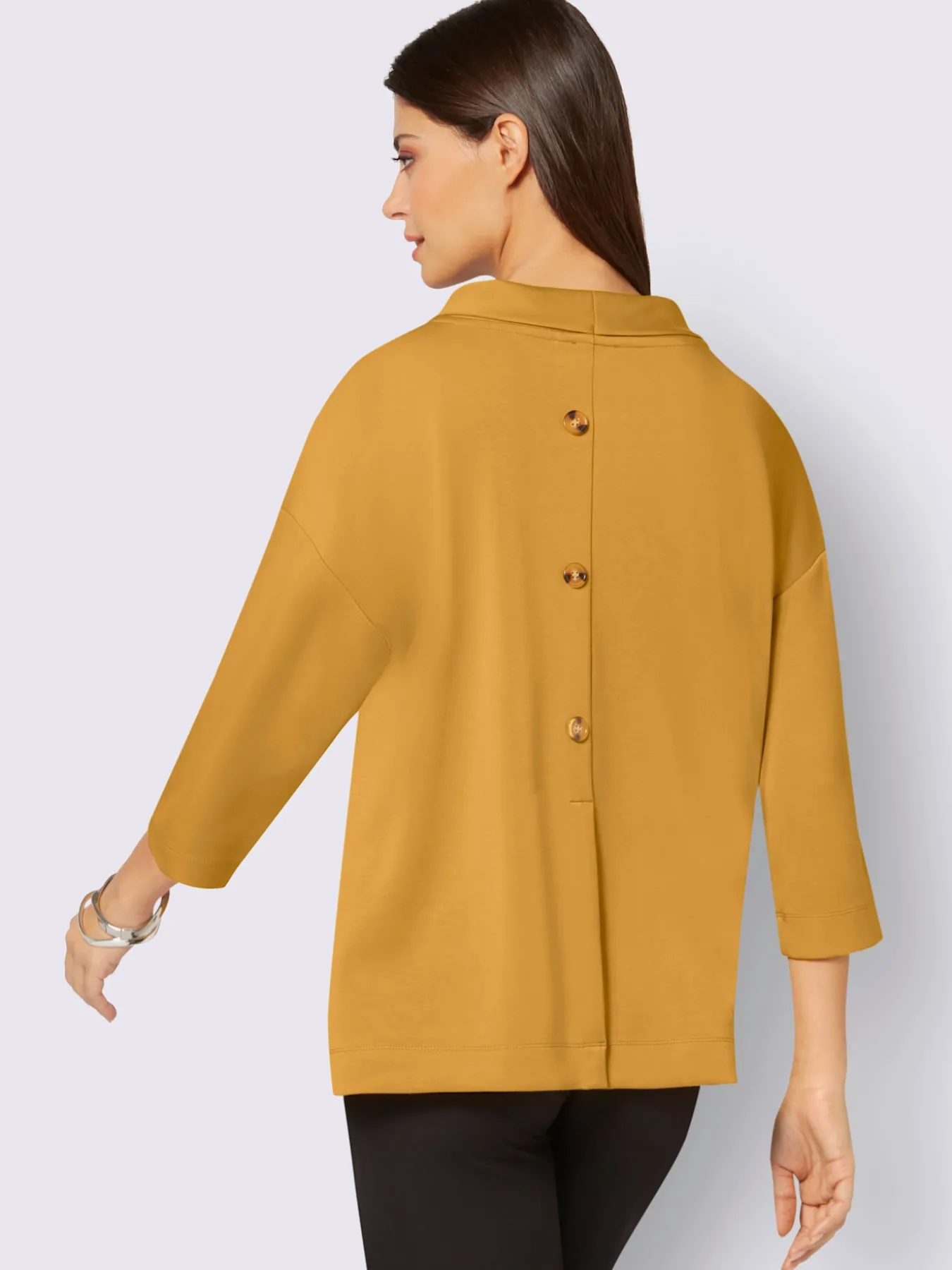 T-shirt à col roulé 50% modal