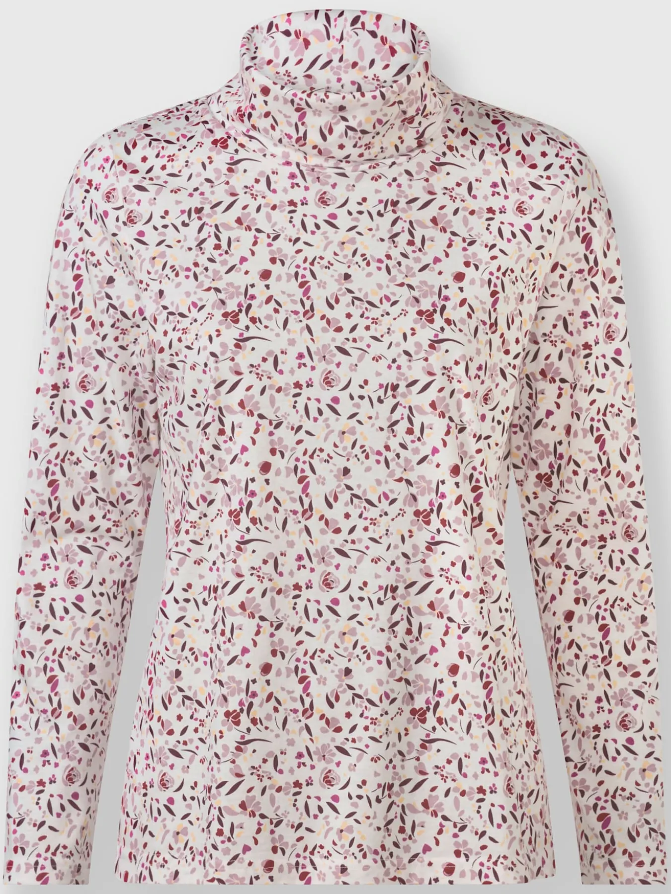 T-shirt à col roulé 50% modal