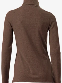 T-shirt à col roulé basique incontournable avec col roulé