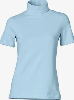 T-shirt à col roulé basique facile à associer avec joli col roulé