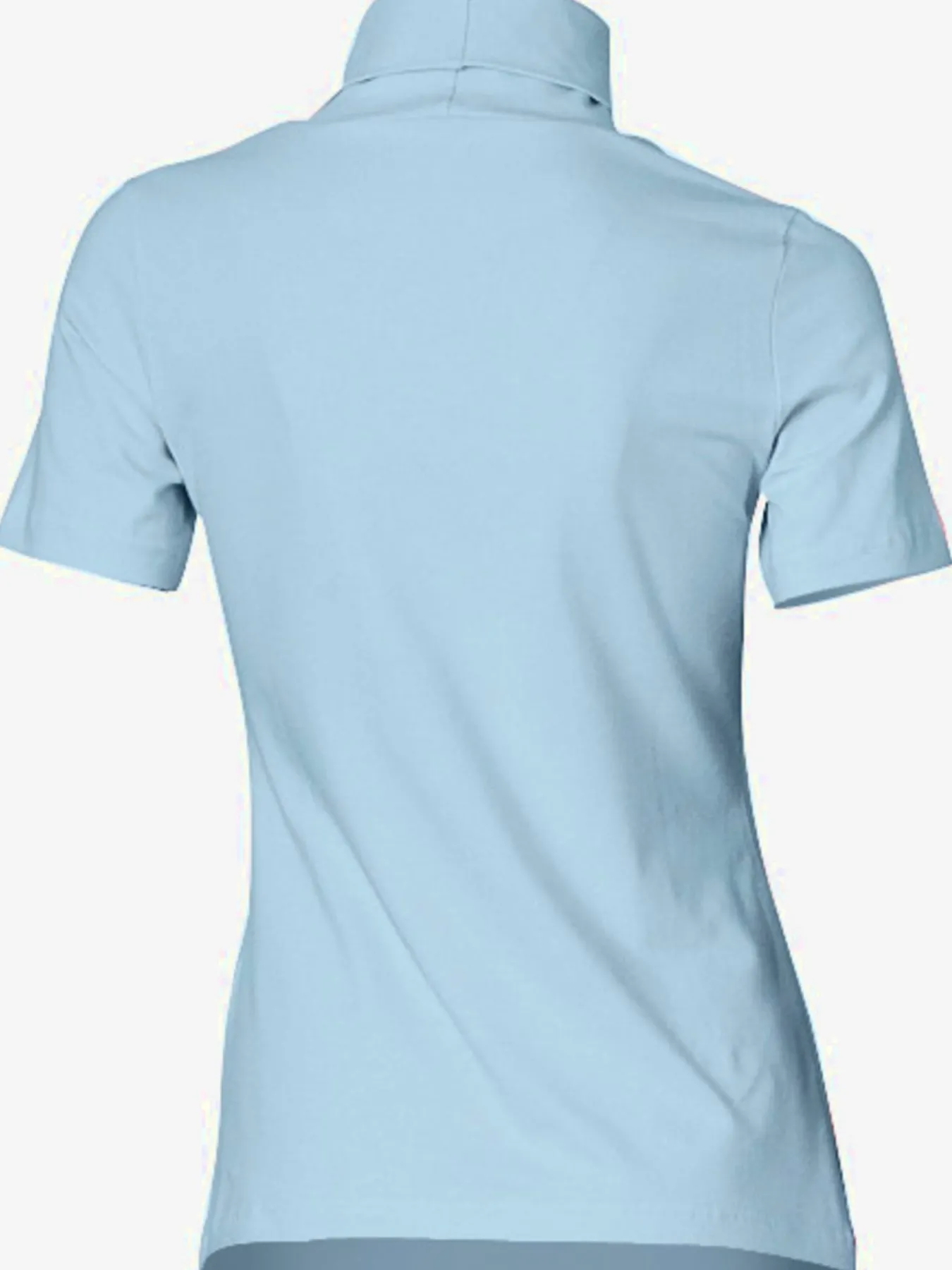 T-shirt à col roulé basique facile à associer avec joli col roulé