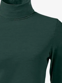 T-shirt à col roulé basique incontournable avec col roulé