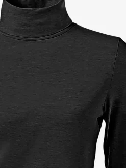 T-shirt à col roulé basique incontournable avec col roulé