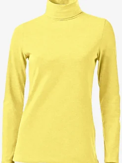 T-shirt à col roulé basique incontournable avec col roulé