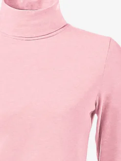 T-shirt à col roulé basique incontournable avec col roulé
