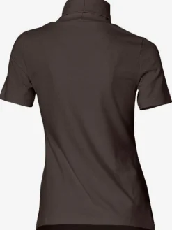 T-shirt à col roulé basique facile à associer avec joli col roulé
