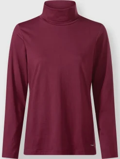T-shirt à col roulé col roulé flatteur