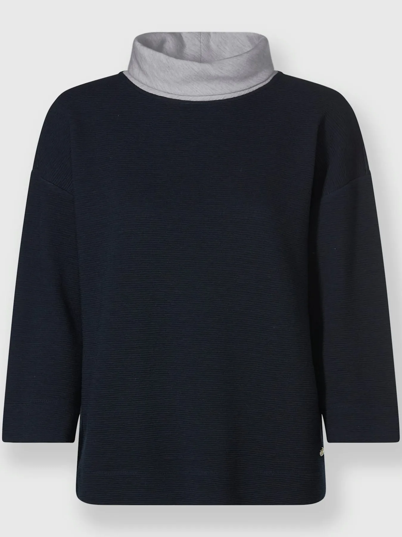 T-shirt à col roulé grand col roulé