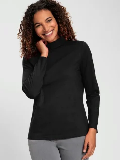 T-shirt à col roulé qualité coton