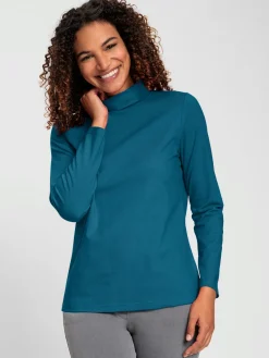T-shirt à col roulé qualité coton