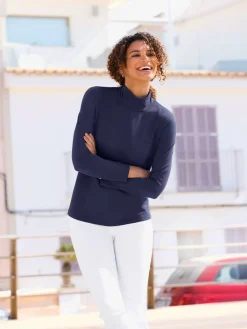 T-shirt à col roulé qualité coton