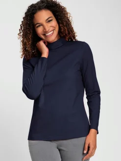 T-shirt à col roulé qualité coton