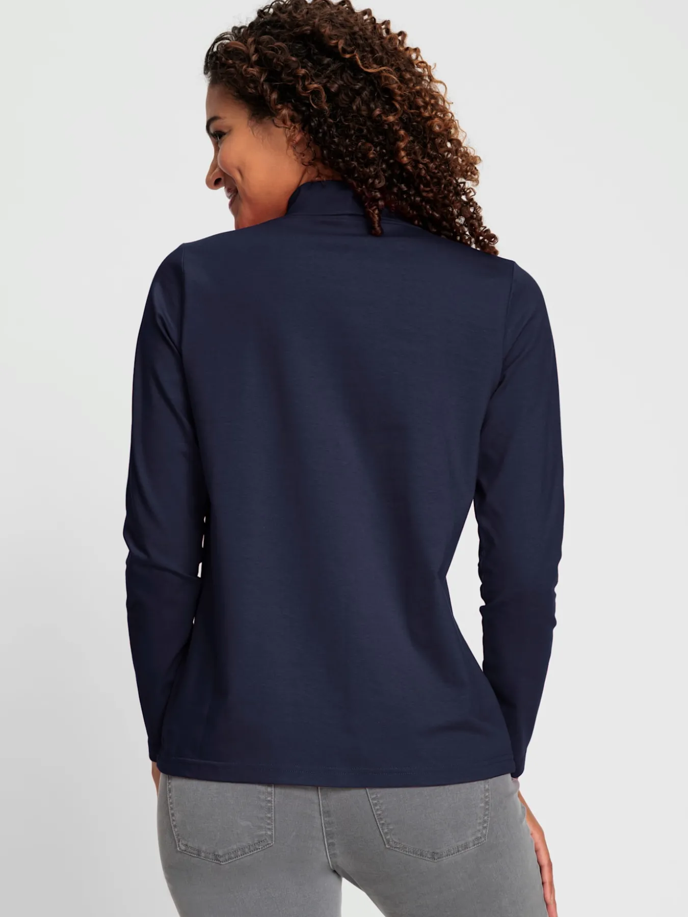 T-shirt à col roulé qualité coton