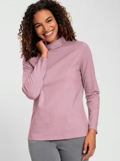 T-shirt à col roulé qualité coton