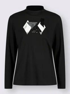 T-shirt à col roulé qualité viscose douce