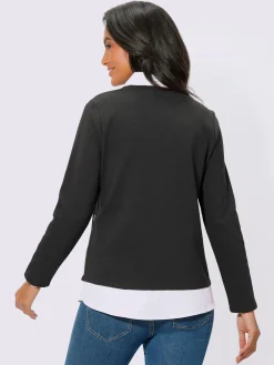 T-shirt 2 en 1 aspect 2 en 1 tendance