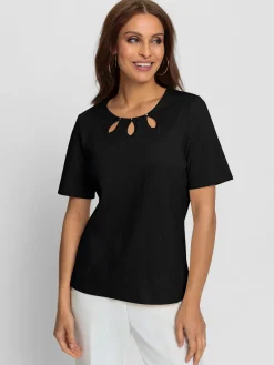 T-shirt à encolure ronde 50% coton