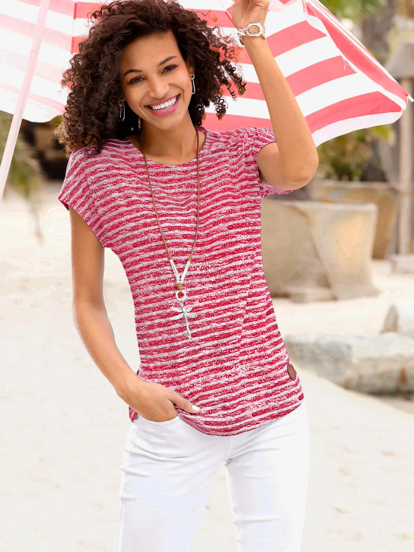 T-shirt à encolure ronde 50% coton