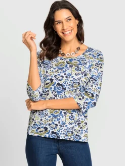 T-shirt à encolure ronde 50% coton