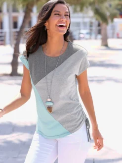 T-shirt à encolure ronde 68% coton