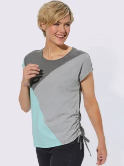 T-shirt à encolure ronde 68% coton