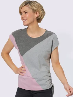 T-shirt à encolure ronde 68% coton