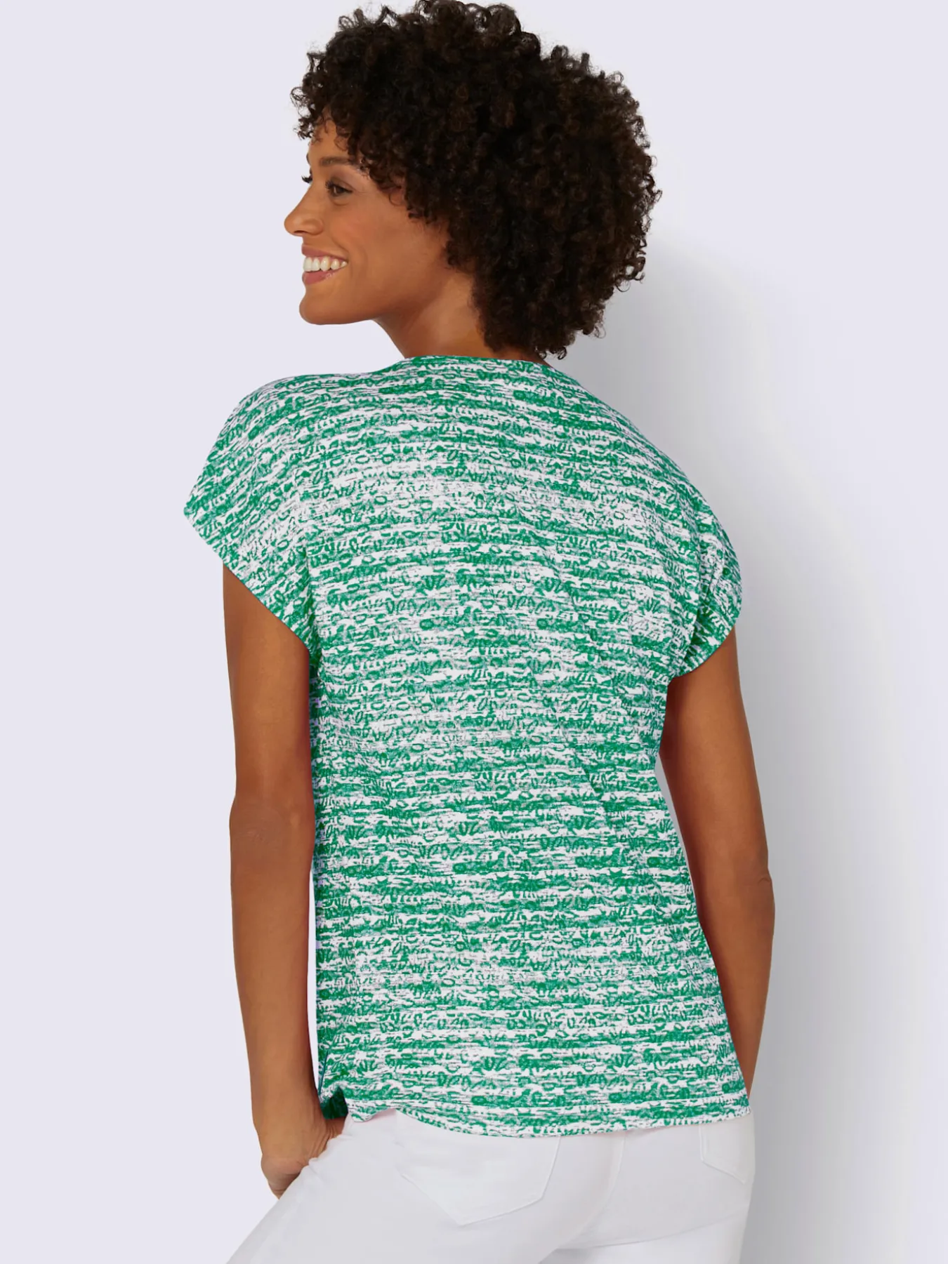 T-shirt à encolure ronde 50% coton