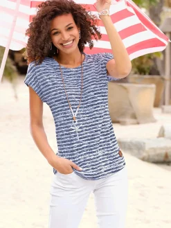 T-shirt à encolure ronde 50% coton